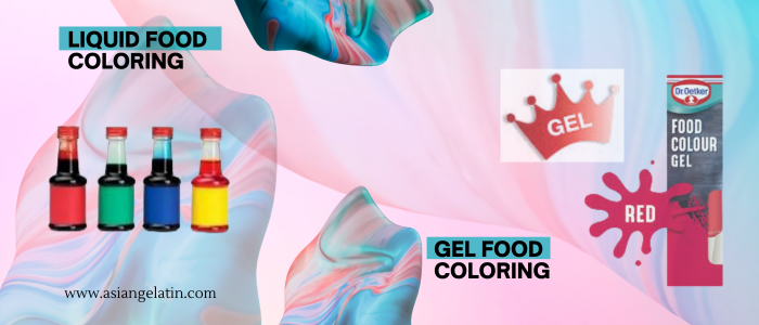 Liquid Food Coloring Liquid vs Color Gel