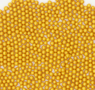 Gold Sprinkles 6mm Pearl