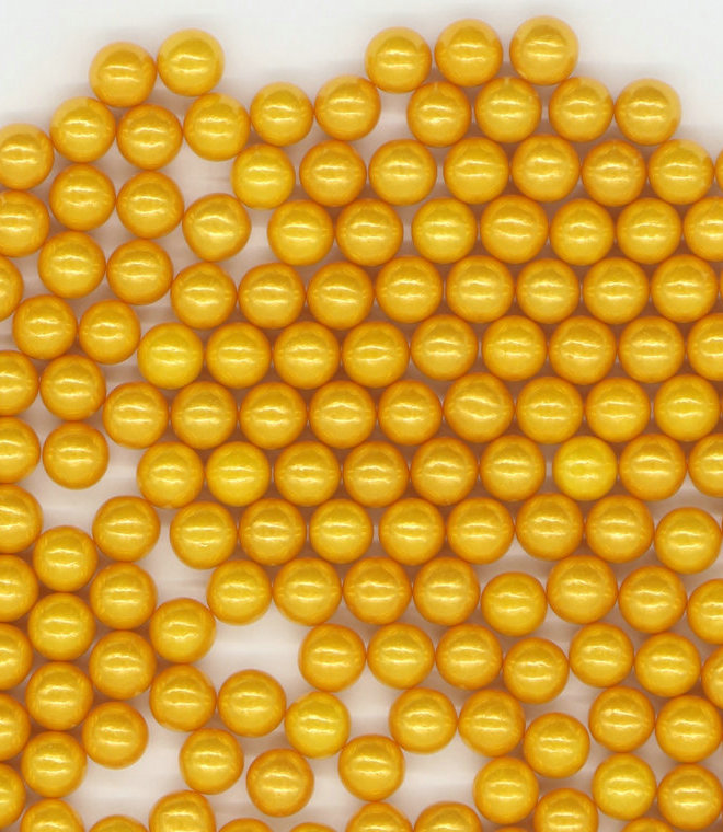 Gold Sprinkles 8mm Pearl
