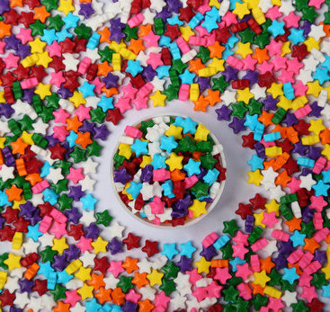 Star Sprinkles Press Candy Polished