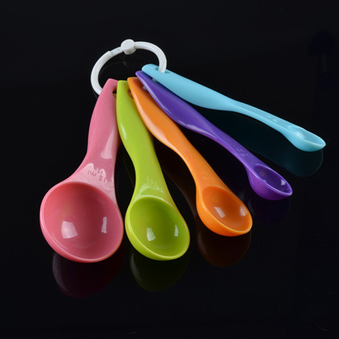 Colorful PLASTIC MEASURING SPOON Set -  Israel