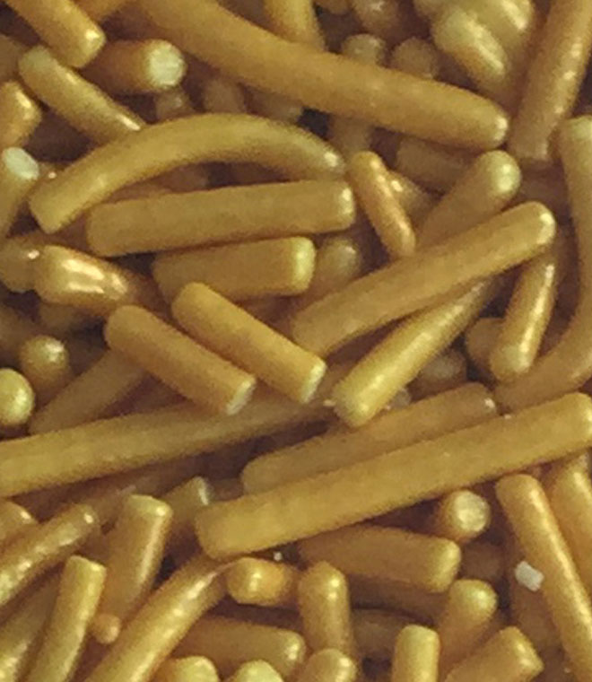 Gold Crisp Jimmies