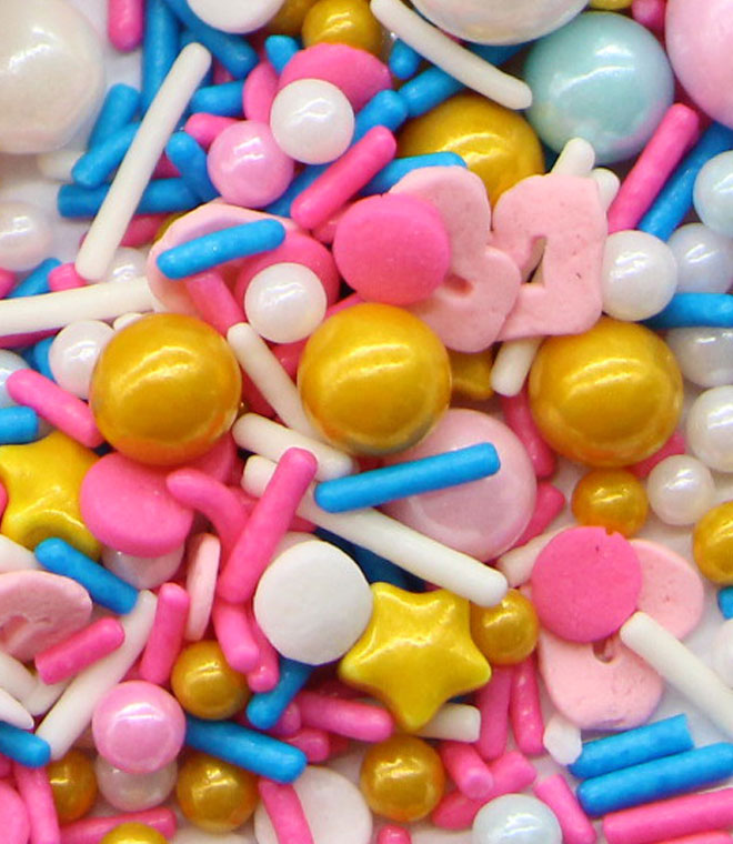 Pearl Mix Sprinkles Various Sizes Edible Pearls Sugar Cake Decorations