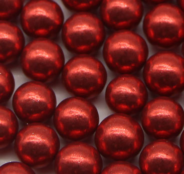 Metallic Shiny Red Dragees Sprinkles Cake Decoration