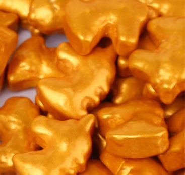 Golden Unicorn Horn Sprinkles Press Candy