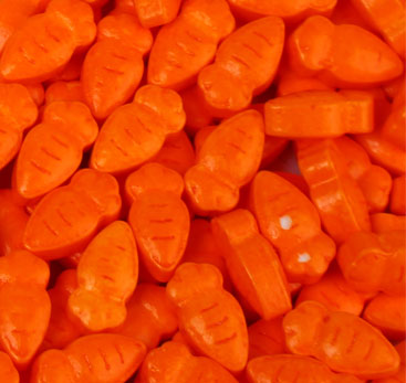 Carrot Sprinkles Press Candy