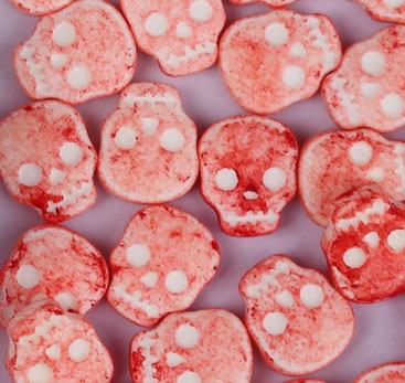 Bloody Skull Sprinkles Press Candy