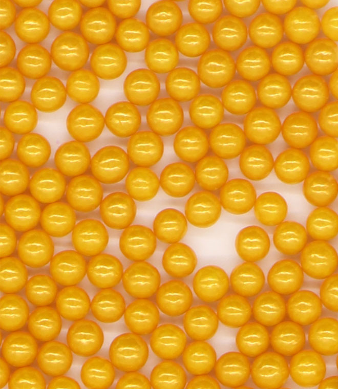 Gold Sprinkles 7mm Pearl