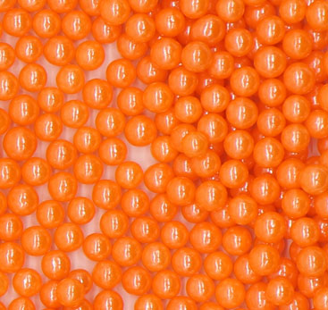 Orange Sprinkles 4mm Pearl