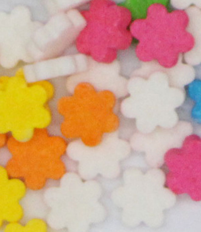 Thin Flower Sprinkles Press Candy