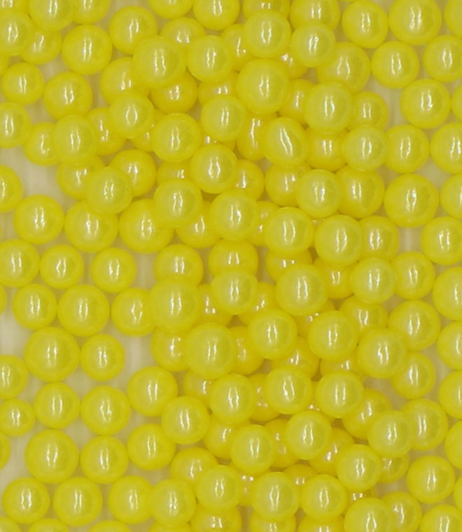 Yellow Sprinkles 4mm Pearl