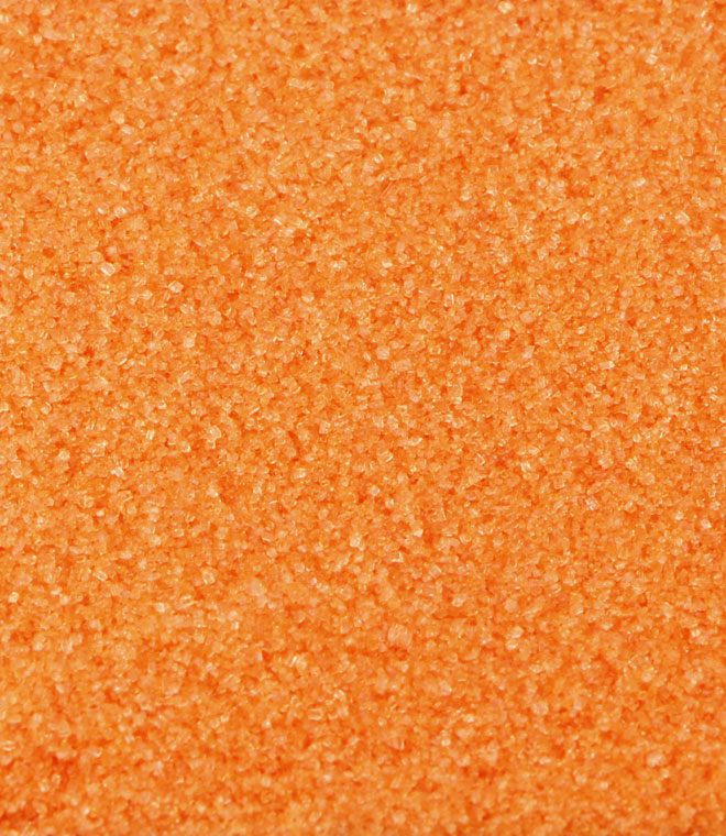 Orange 40 Mesh Sanding Sugar