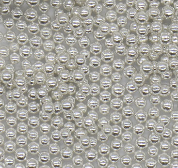 Silver Sprinkles 4mm Pearl
