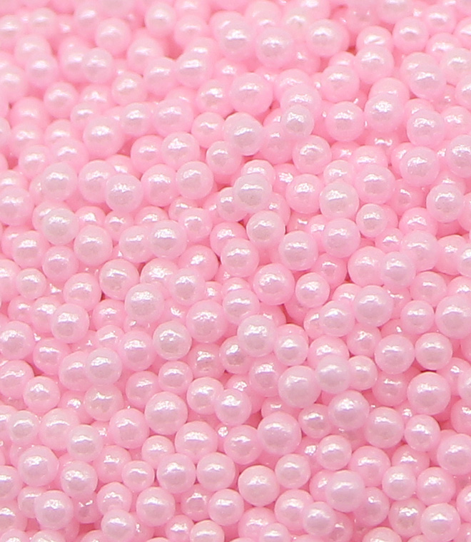 Pink Sprinkles 2mm Pearl