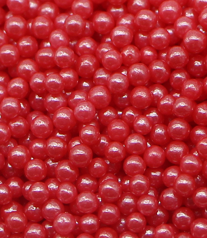 Red Sprinkles 2mm Pearl