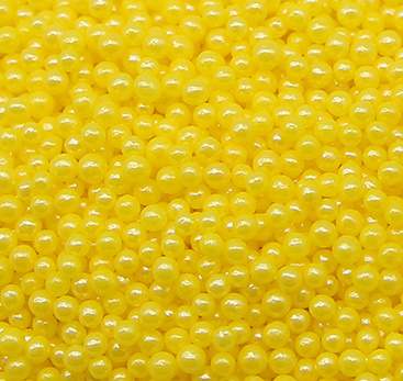 Yellow Sprinkles 2mm Pearl