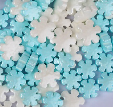 Mix Size Snowflake Press Candy Sprinkles Mix